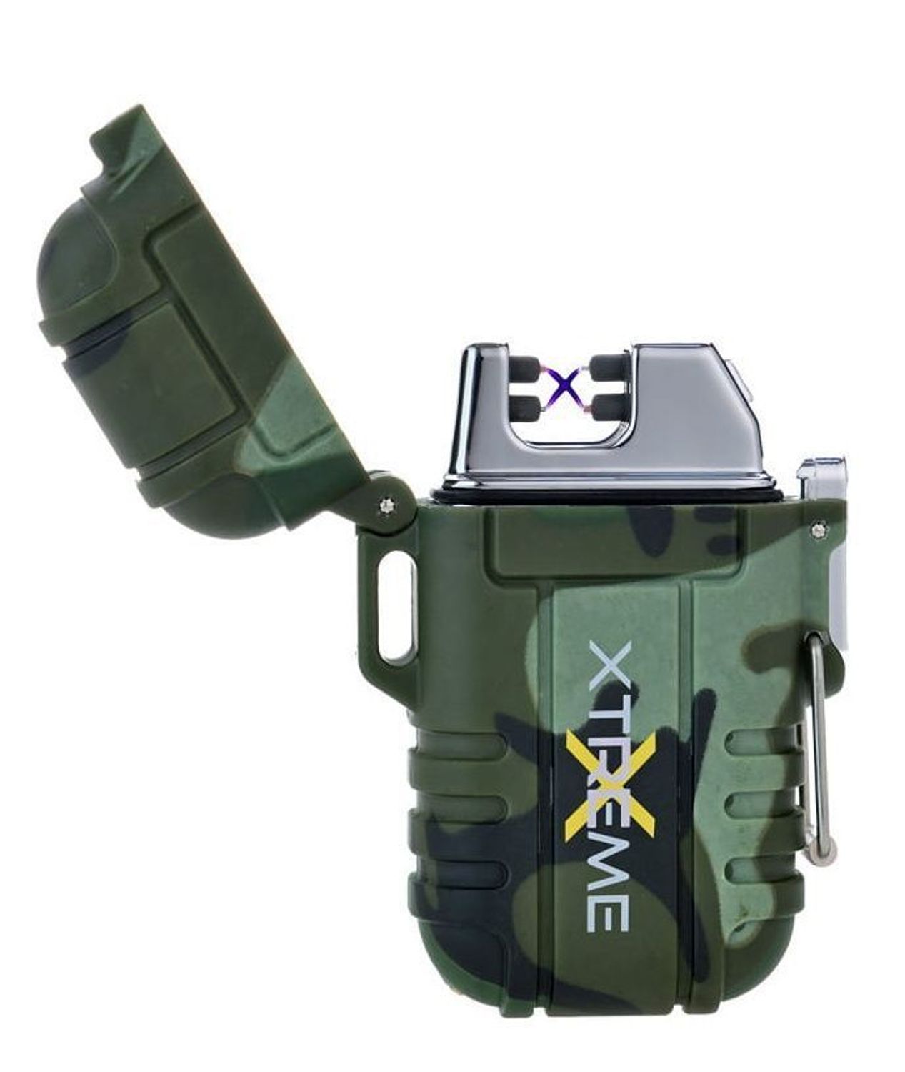 Zapalniczka wodoodporna elektryczna Silvermatch ARC z USB w kolorze moro  DIA-ZAP-40674268-ZIELONE MORO. Zapalniczka elektryczna. Zapalniczka na prezent. Zapalniczka na port USB. Wodoodporna zapalniczka (2).jpg